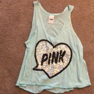Pink tank top